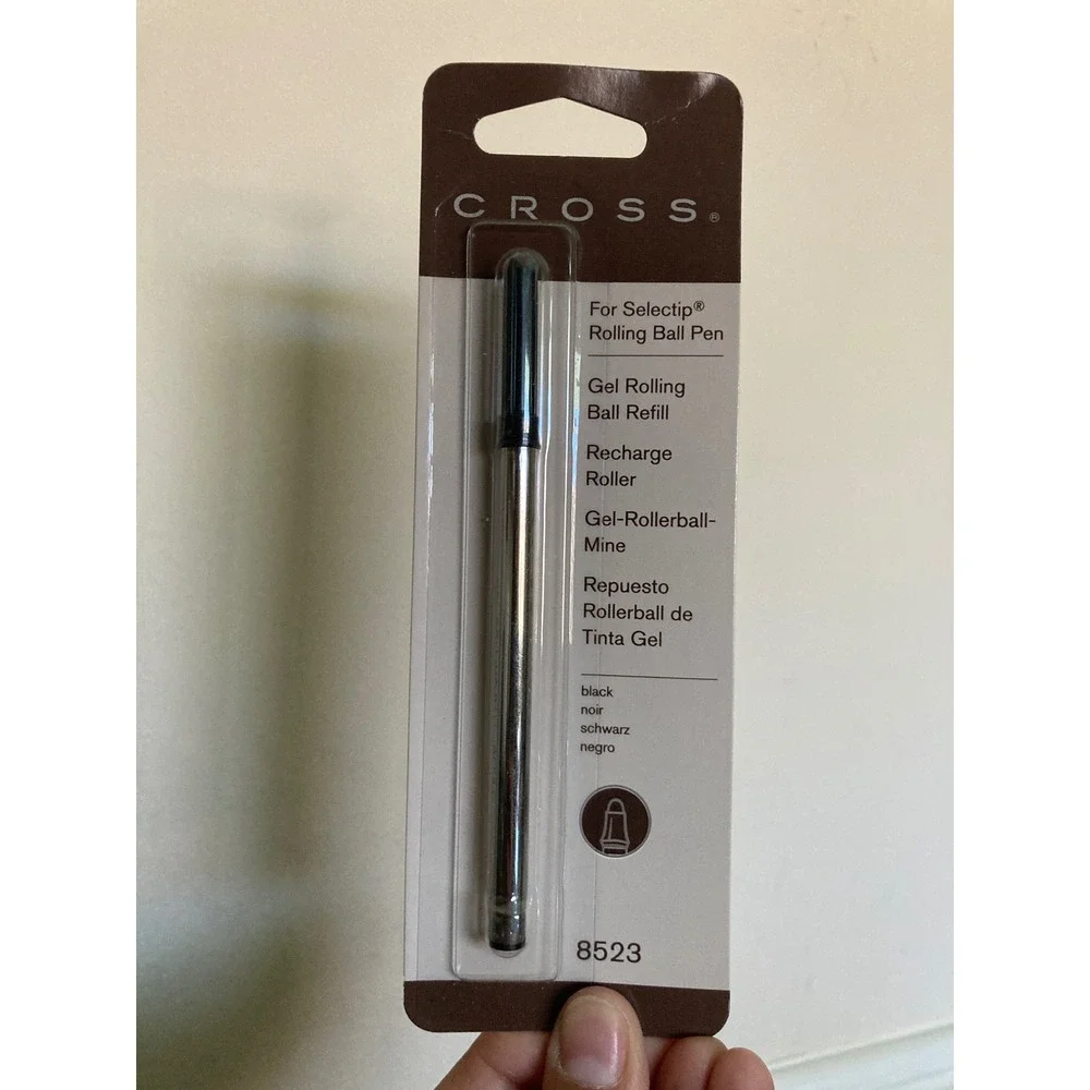 Vintage CROSS 8523 Selectip Gel Rolling Ball Ink Refill Black Stationary Fancy